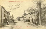 Pouxeux. - Avenue de la Gare